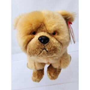 Ty Beanie Baby Chinese Zodiac Series Golden Sharpai Chow Dog MWMT 2000